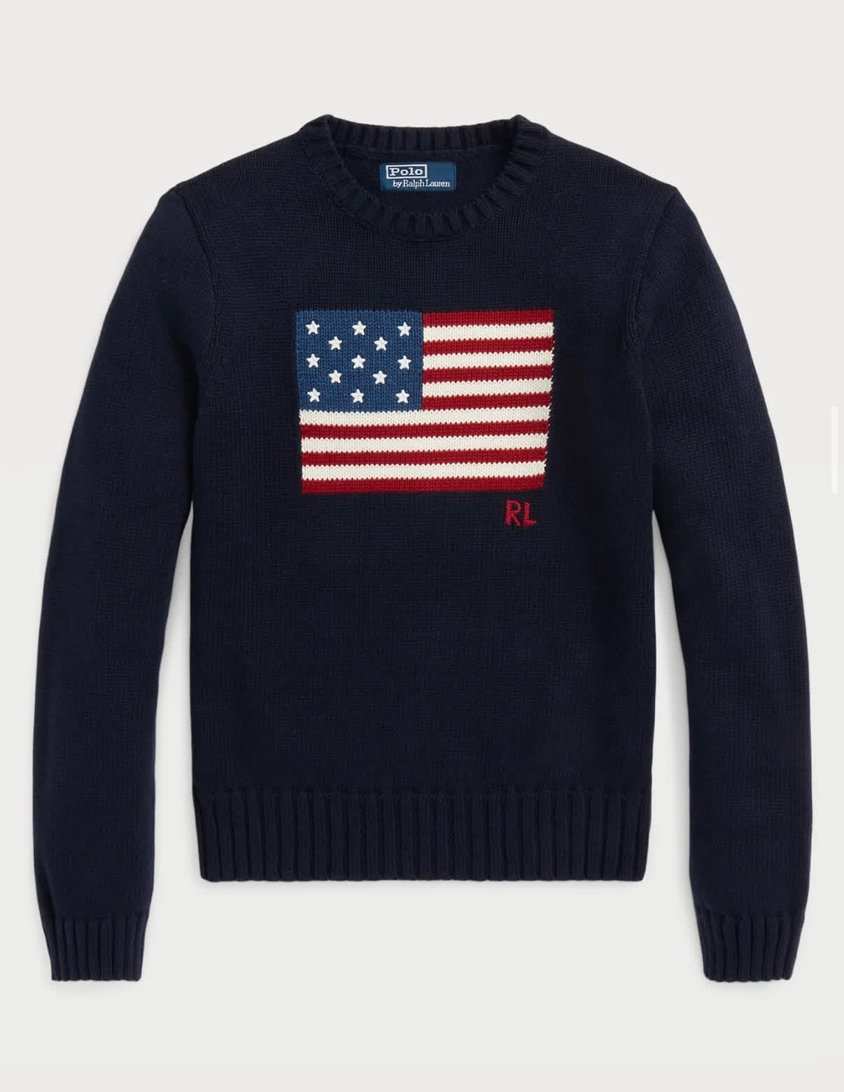 RL Navy Flag Sweatshirt
